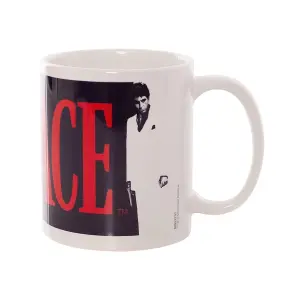 Scarface Logo Mug White/Black/Red (One Size)