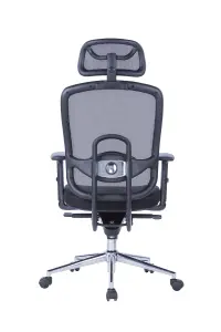 Miami Office Chair with Wheels in Black