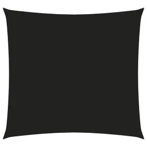 Berkfield Sunshade Sail Oxford Fabric Square 3x3 m Black