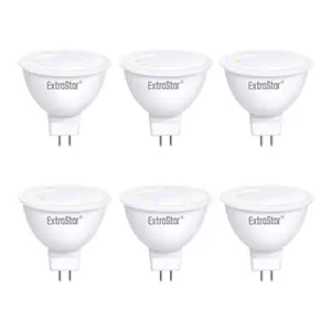 ExtraStar 6W LED Bulb MR16 Warm white 3000K pack of 6