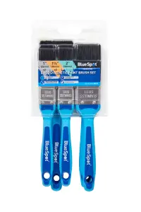 Blue Spot Tools - 5 PCE Synthetic Paint Brush Set with Soft Grip Handle (2 PCE 1", 2 PCE 1 1/2", 1 PCE 2")