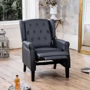 Galena Recliner Armchair - Grey