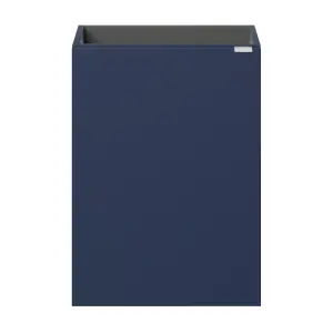 GoodHome Imandra Matt Blue Single Wall-mounted Bathroom Cloakroom unit (H) 550mm (W) 440mm