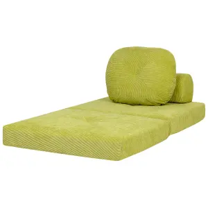 Beliani Modern Sofa Bed OLDEN Light Green