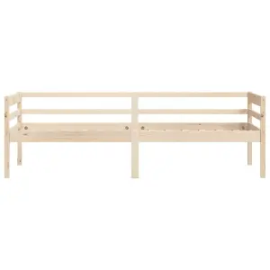 Berkfield Bed Frame Solid Pinewood 90x200 cm