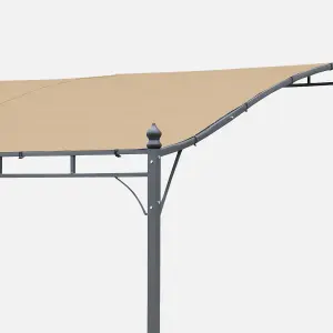 sweeek. Roof cover for pergola Brestum Roof cover for 3x2.5m pergola Beige 250x300x300 cm