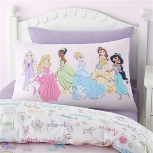 Disney Princesses Duvet Cover And Pillowcase Set, Disney, Size: Single, Pink, Polycotton