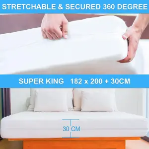 HIGH LIVING Zipper Anti allergy Bed bug Waterproof Mattress Protector Encasement cover