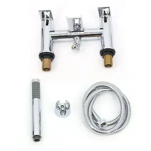 Rinse Bathrooms Bath Shower Mixer Tap with Hand Shower