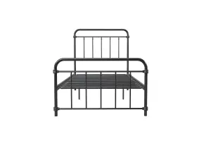 Wallace Metal Bed Black, Single