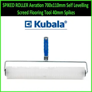 SPIKED ROLLER Aeration 700x110mm Self Levelling Screed Flooring Tool 40mm Spikes