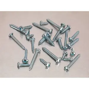 Sealey Self Tapping Screw Assorted 305pc Pan Head Pozi Zinc DIN 7981CZ AB064STPP