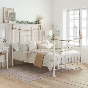 Birlea Bronte King Bed Frame In Cream