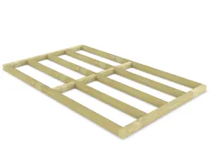 Wooden shed bases 10x6 (W-295cm x D-182cm), made of 38mm x 89mm