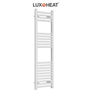 Towel Radiator Rail 1200 x 400 for Central Heating with White Finish