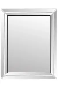 MirrorOutlet Cranbury All Glass Double Edged Venetian Wall Mirror 144 x 115.5 CM