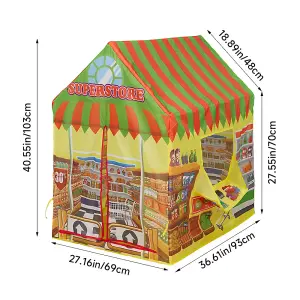 Kid Toddler Play Set,Store Play Tent Portable Pretend Playhouse 690 x D 930 x H 1030 mm