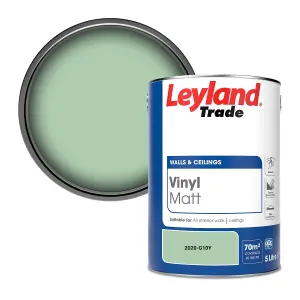 Leyland Trade Vinyl Matt Walls & Ceilings Emulsion Paint (2020-G10Y) 5L