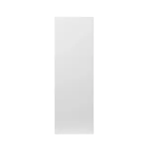 GoodHome Stevia Gloss white Slab Tall wall Cabinet door (W)300mm (H)895mm (T)18mm