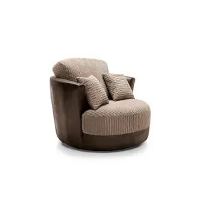 Samson Collection Swivel Chair in Brown