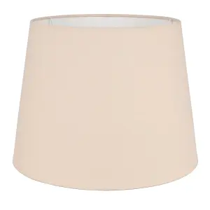 ValueLights Aspen Modern Tapered Table Floor Lamp Light Shade with Beige Fabric Finish