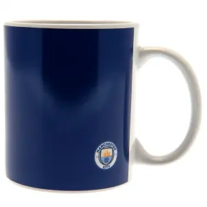 Manchester City FC Large Crest Mug Sky Blue (One Size)