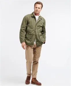 Men's Barbour Ashby Casual Jacket - Olive - UK: L