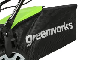 Greenworks Tools 48V (2 x 24V) 36cm (14") Lawnmower includes 2 x 24V 2Ah batteries & 2Ah charger