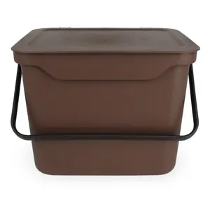 Easy Eco - 5L Compost Caddy - Brown