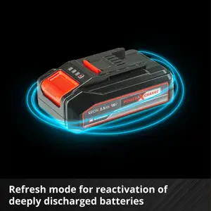 Einhell Power X-Change 18V Battery Twin Pack - 2x 2.5Ah Batteries - Compatible With All Power X-Change Products - 36V TwinPower