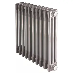 Acova Raw metal 3 Column Radiator, (W)1042mm x (H)600mm