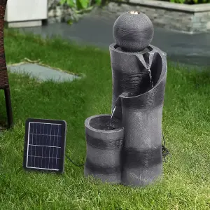 Outdoor Rockery garden Solar-Powered fountain water feature