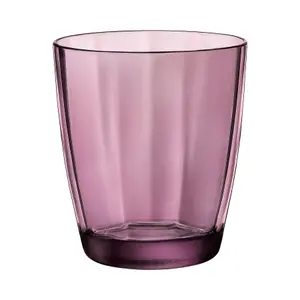 Bormioli Rocco - Pulsar Double Old Fashioned Glasses - 390ml - Purple - Pack of 6