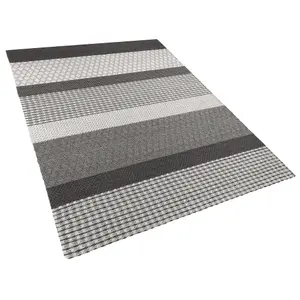 Wool Area Rug 160 x 220 cm Grey AKKAYA