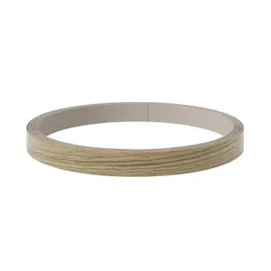 GoodHome Alpinia Light oak effect Oak Edging tape, (L)10m (W)19mm