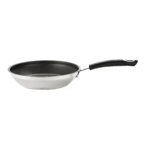 Circulon Total Silver Round Stainless Steel Induction Suitable Non-Stick Frying Pan 25cm