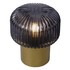 Lucide Jany Retro Table Lamp 16cm - 1xE14 - Matt Gold, Brass