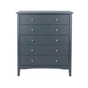 4 drawer chest, Midnight Blue - Como