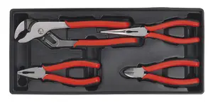 Sealey Tool Tray with Pliers Set 4pc TBT02