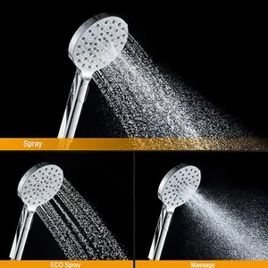 Nes Home Universal Chrome Multi-Mode ABS Handheld Shower Head