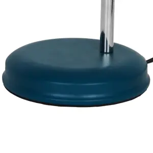 GoodHome Narajo Modern Petrol blue Table light