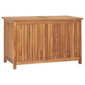 Berkfield Garden Storage Box 90x50x58 cm Solid Teak Wood