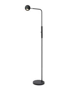 Lucide Comet Modern Rechargeable Floor lamp - Battery - LED Dim. - 1x3W 2700K - 3 StepDim - Black