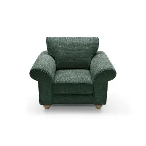 Ingrid Collection Armchair in Jungle Green