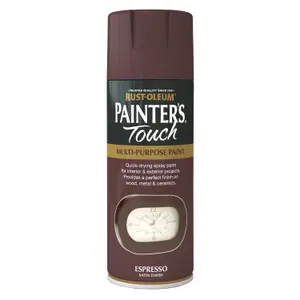 Rust-Oleum Painter's Touch Espresso Satinwood Multi-surface Decorative spray paint, 400ml