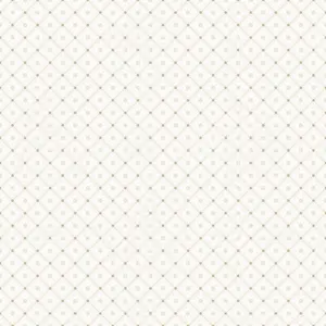 Galerie Apelviken Beige White Gold Small Trellis Smooth Wallpaper