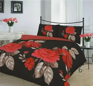 ISABELLA Printed Floral Duvet Cover Quilt cover Bedding Set with Pillow Case