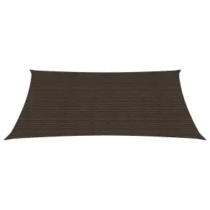 Berkfield Sunshade Sail 160 g/m2 Brown 3.5x4.5 m HDPE