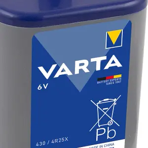 Varta Zinc carbon 6V 4R25 Battery