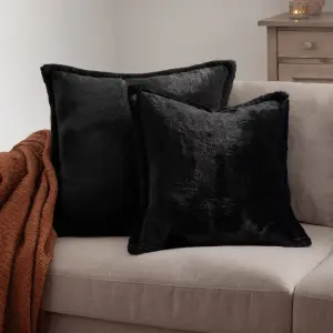 furn. Kallu Faux Fur Feather Rich Cushion